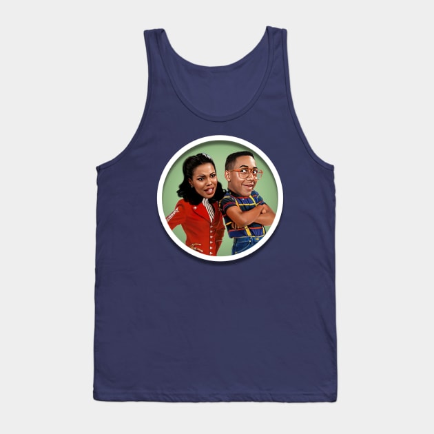 Steve Urkel and Laura Winslow Tank Top by Zbornak Designs